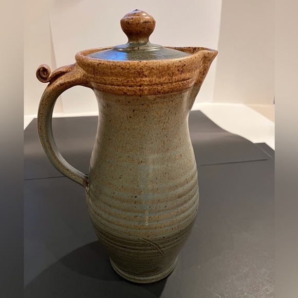 Handcrafted Pottery Pitcher from West Virginia Artist - Picture 3 of 9